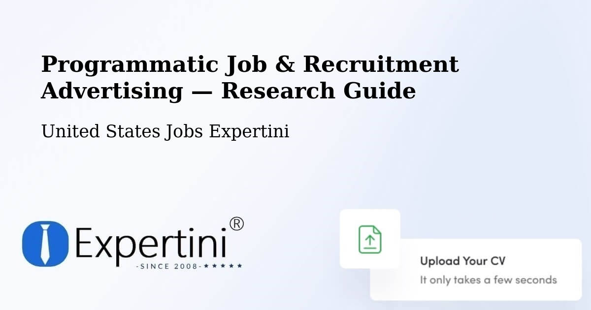 Programmatic Job & Recruitment Advertising — Research Guide – Lee